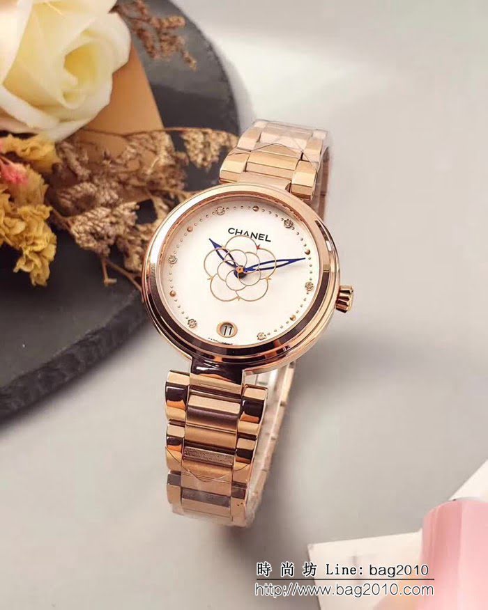 CHANEL香奈兒 山茶花新品力作 女士腕表 WSS3265